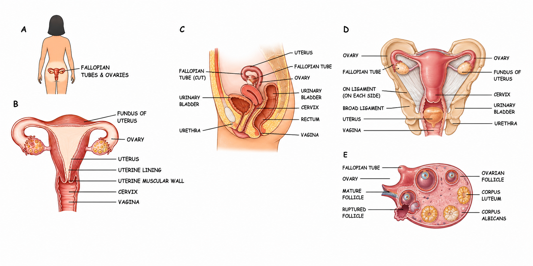 Fig. 11.2 The human female reproducing organs